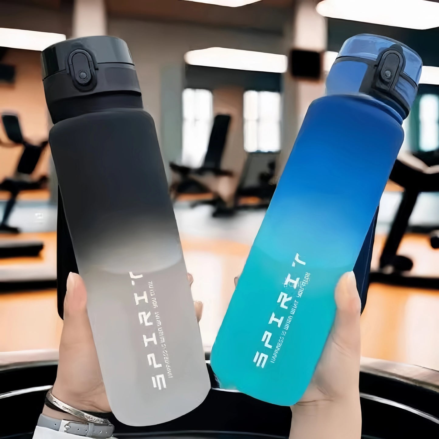 Botella de agua deportiva de gran capacidad de 1000 ml